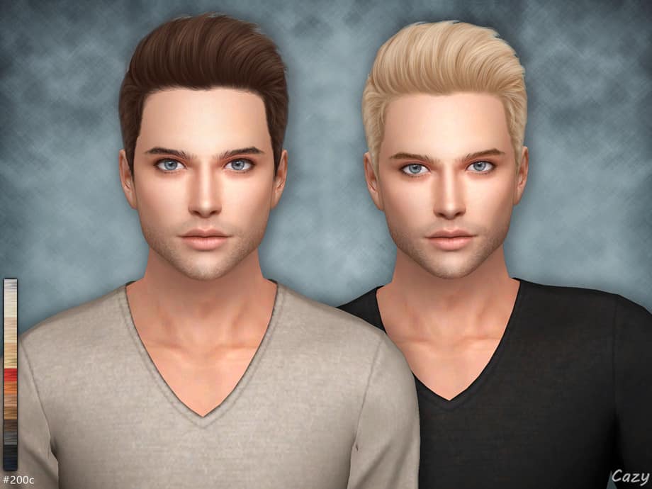 #200C - Male Hairstyle - Sims 4 Haircuts