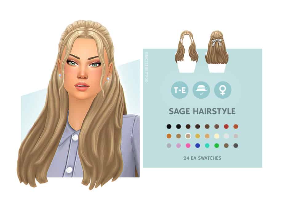 Sage Hairstyle - Sims 4 Haircuts