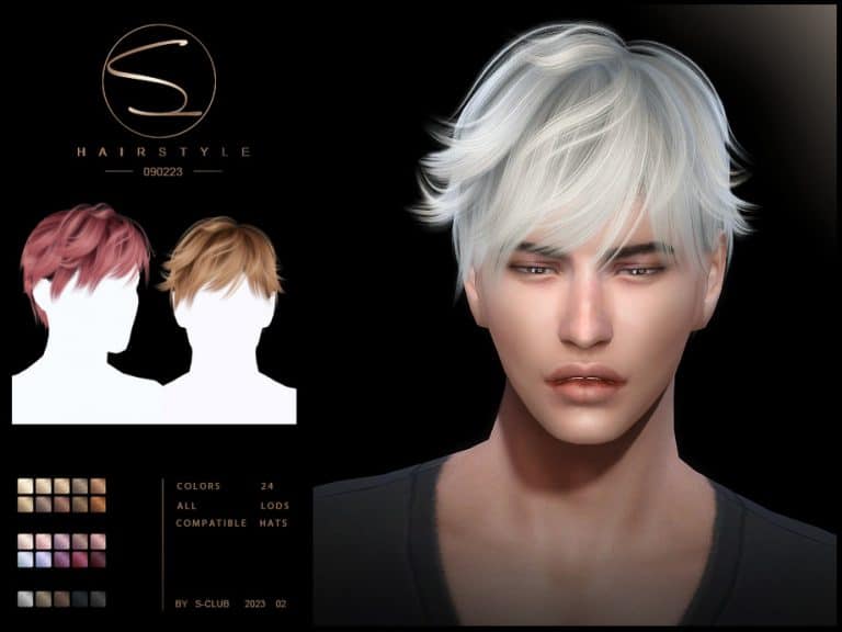 Short Man Hairstyle Cezar090223 By S Club Sims 4 Haircuts 1268